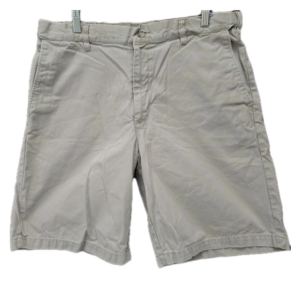 Dockers Beige Men's Khakis Short Pants Relaxed Fit Cotton Size 34